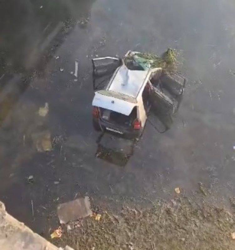 लखीमपुर खीरी में दर्दनाक हादसा: बेकाबू कार नहर में गिरी, 5 लोगों की मौत; सुबह-सुबह हाईवे पर मचा कोहराम