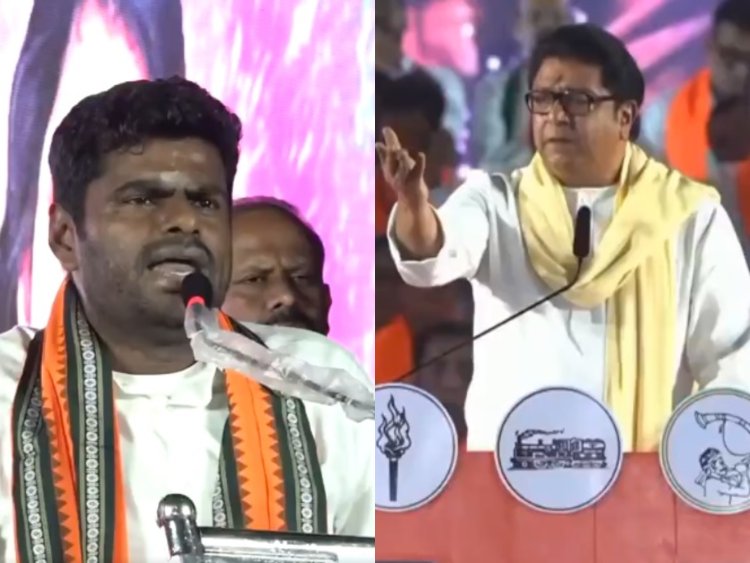 'मुंबई आऊंगा, पैर काटकर दिखाओ' — राज ठाकरे को अन्नामलाई की खुली चुनौती