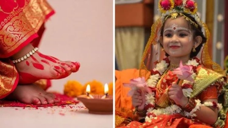 चैत्र नवरात्रि 19 मार्च से शुरू: जानिए कन्या पूजन की परंपरा और 2 से 9 वर्ष की कन्याओं के देवी स्वरूप