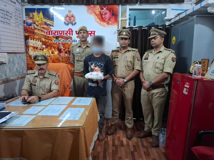 Varanasi Crime: ट्रांसफार्मर से पीतल चोरी करते रंगे हाथ पकड़ा गया युवक, साथी फरार